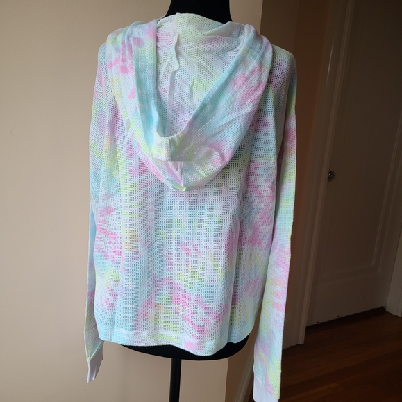 Pink Mesh Pullover Tie Dye - Picture 3 of 8